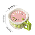 2-in-1 Fruit Washing Bowl & Strainer – Foldable Handle Colander