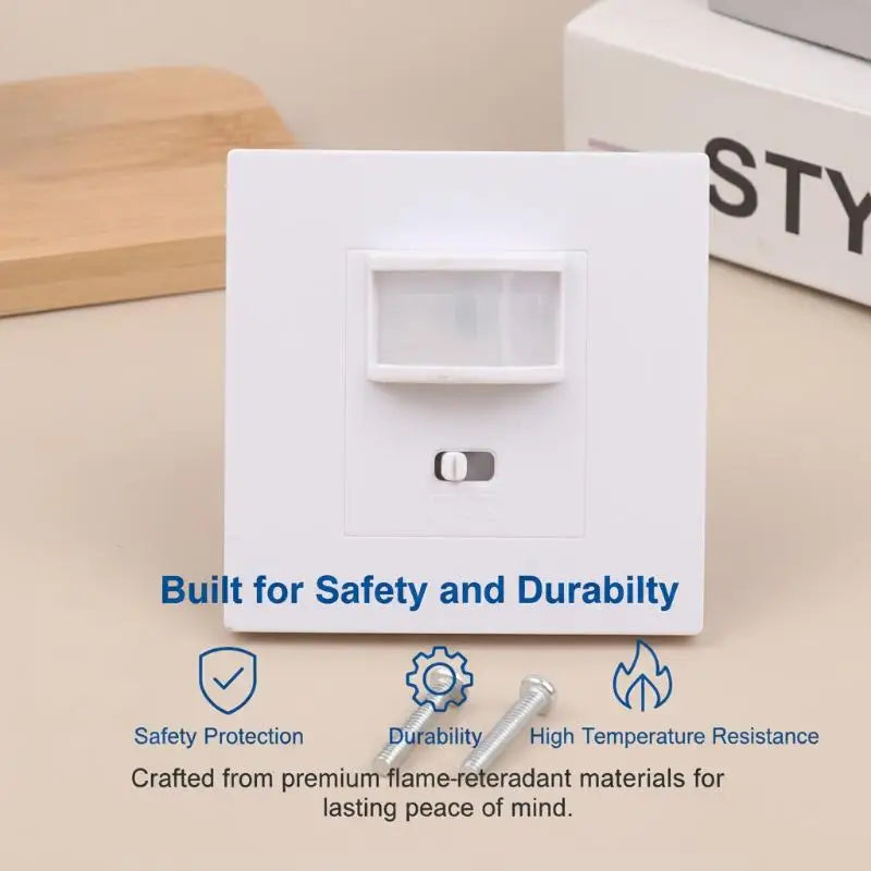 Load 7-10M Distance Infrared PIR Motion Sensor Switch 110 240V Wall