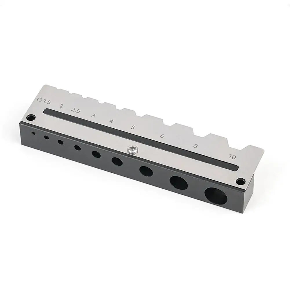 9-Slot Wall Mount Hex Key Wrench Rack Organizer – Aluminum