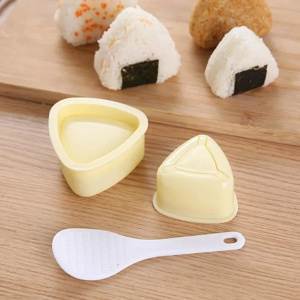 2PCS Triangular Onigiri Rice Mold Set | DIY Sushi Bento Tool