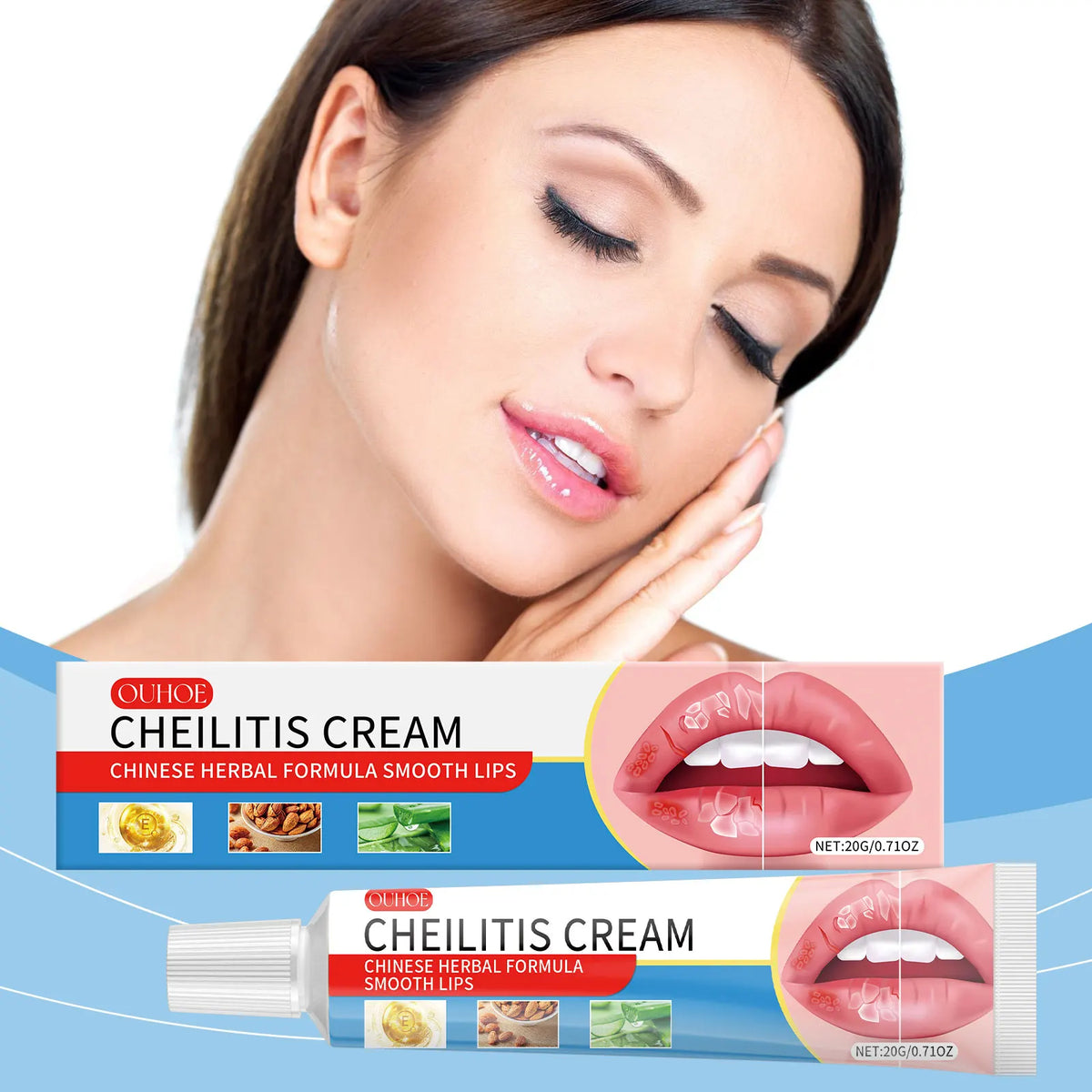 Ouhoe Nourishing Lip Balm | Hydrating, Brightening & Smoothing 20g