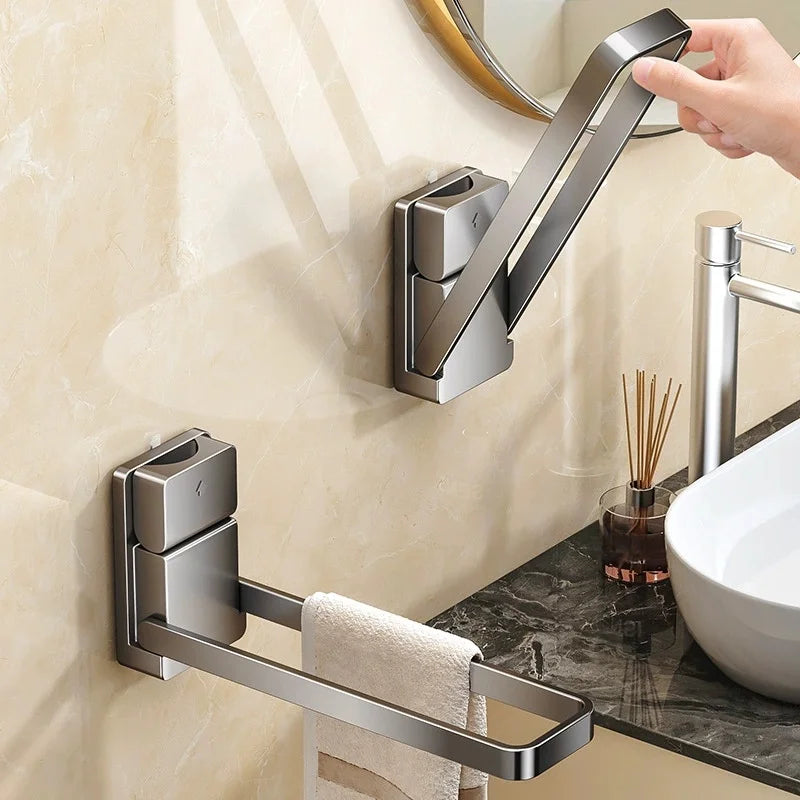 Detachable Swing-Out Wall Towel Rack | Space-Saving Bar
