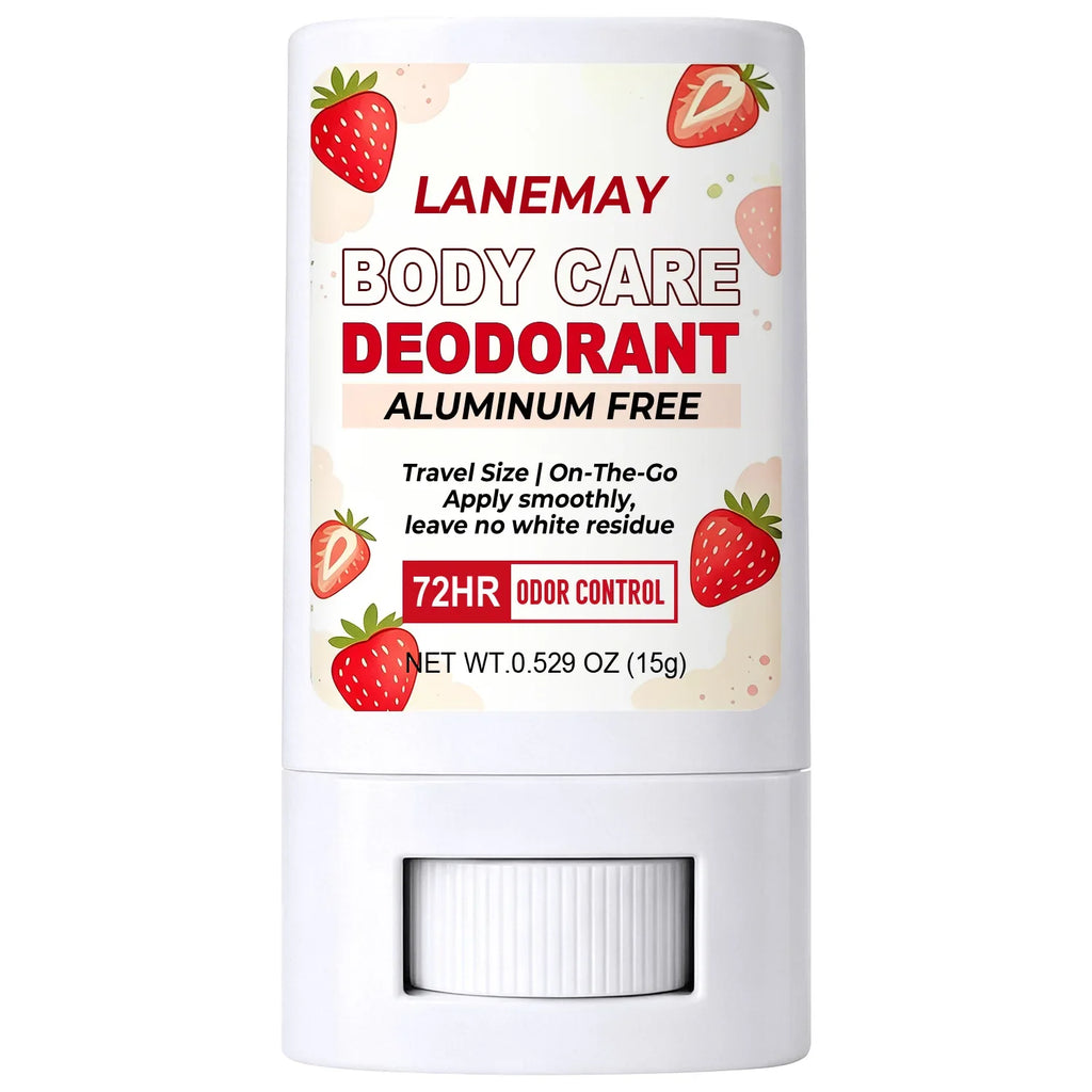 Lanemay Aluminum-Free Deodorant Stick – 72HR Odor Control 15g