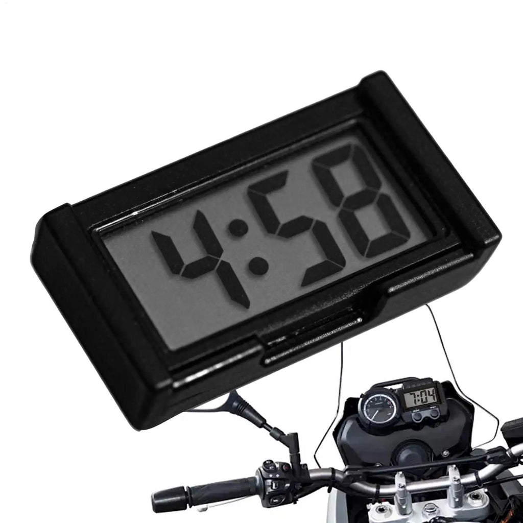 Adhesive Digital Watch Car Clock Small Stick LED Electronic Dashboard