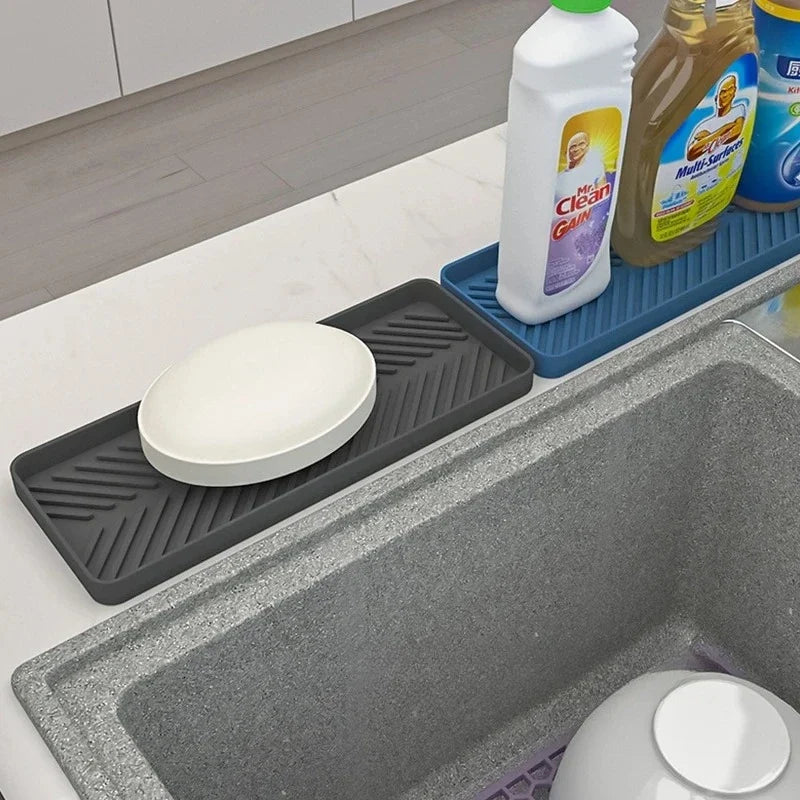 Silicone Dish Drying Mat – Heat Resistant Kitchen Sink Mat