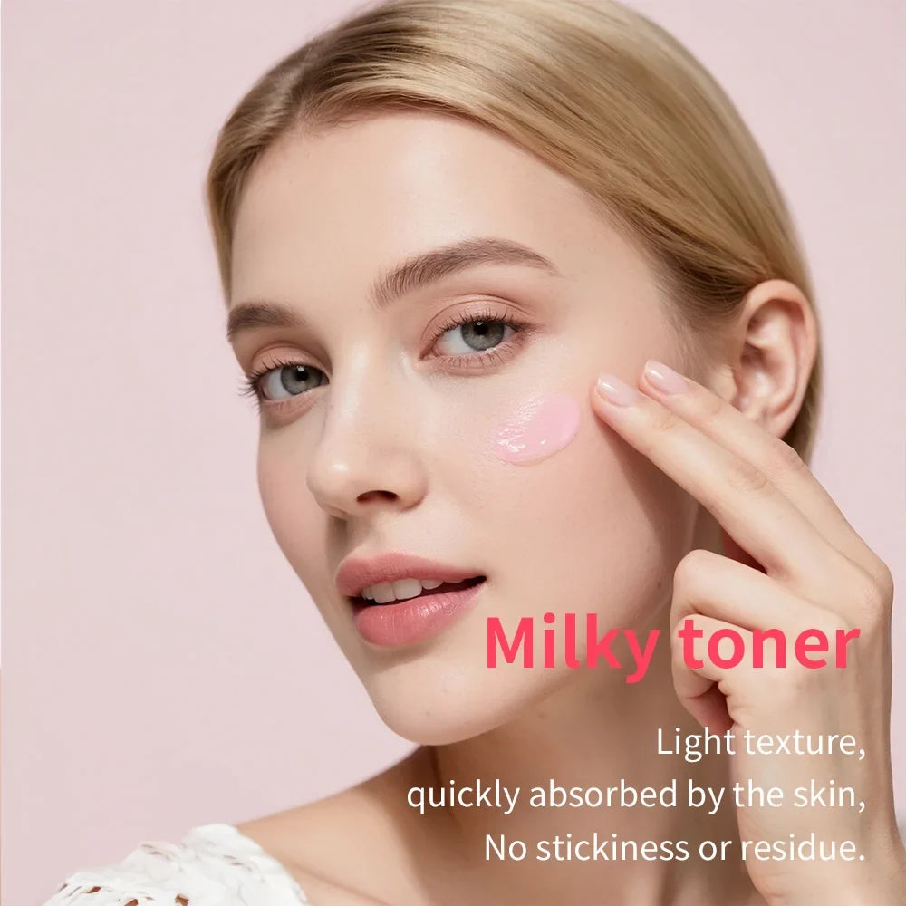 PDRN Niacinamide Milky Toner – Ceramide Peptide Korean Skincare
