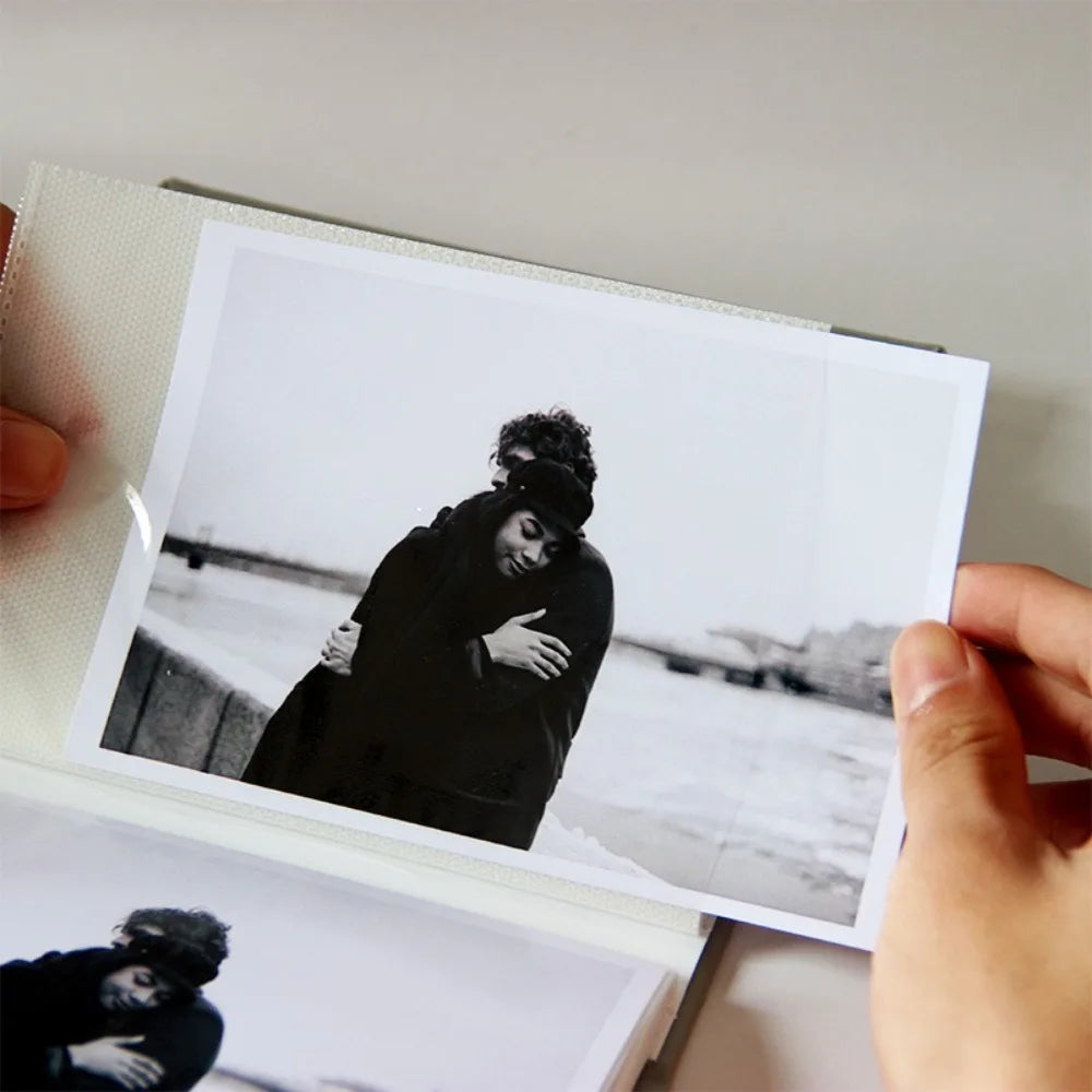 100 Pocket Linen Photo Album – Slip-In 4x6 Picture Storage