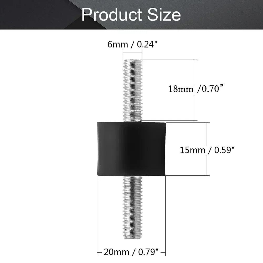 Rubber Vibration Isolator Metric Mount – Shock Absorber Damper