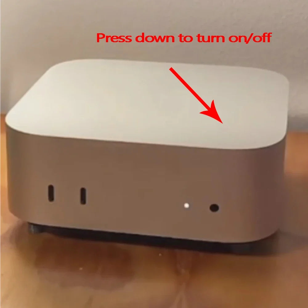 Mac Mini M4 Power Button Stand & 3D Printed Push Switch