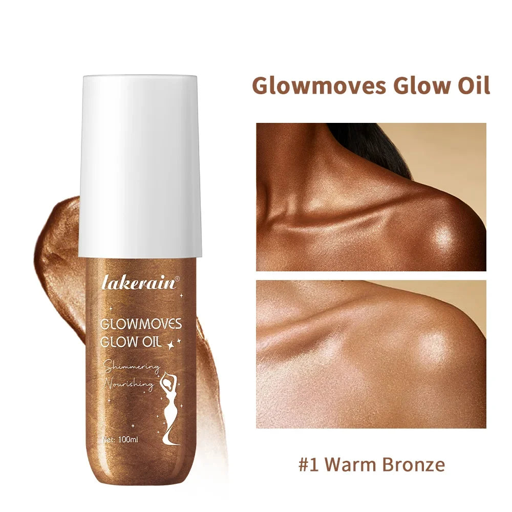 Brazilian Shimmer Glow Body Oil 100ml – Hydrating & Luminous