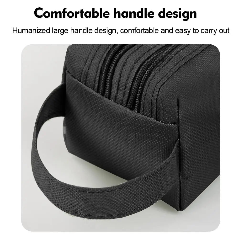 Large Capacity Double Layer Oxford Cloth Pencil Case