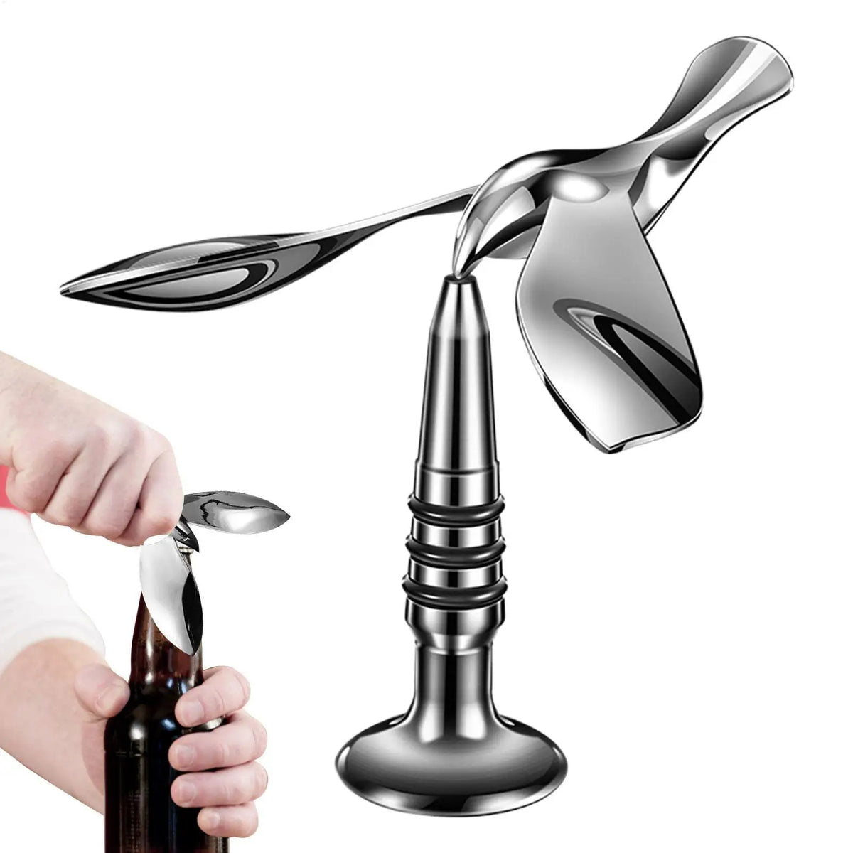Beer Bottle Openers Manual Lids Opener Kitchen Tool Balanced Bird Bar
