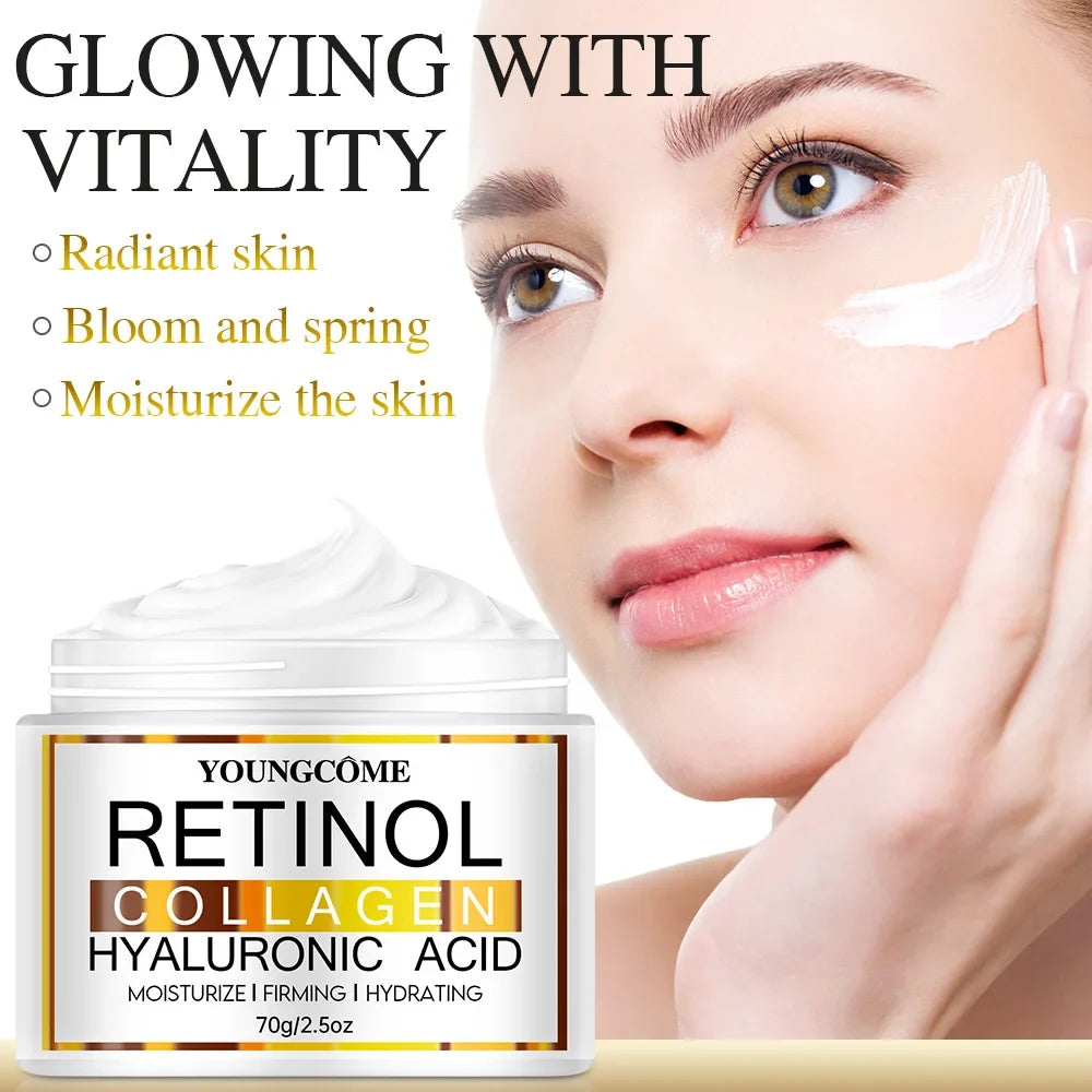LGRAMER Retinol Face Cream – Collagen & Hyaluronic Acid