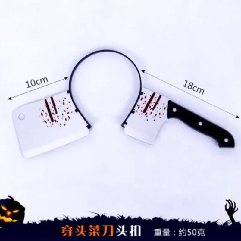 Halloween Scary Headbands Adults Blood Headpiece Costumes Hair