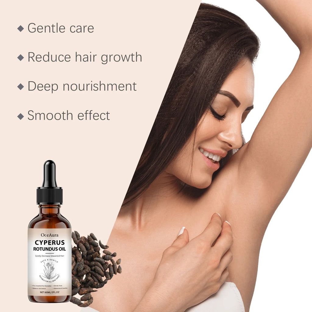 OceAura Hair Inhibitor Serum – Body Hair Removal Oil 60ml