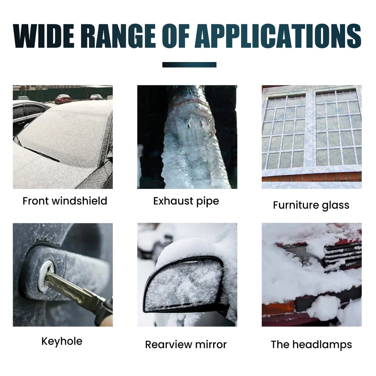 RayHong Car Window Ice & Snow Melting Spray 100ml – Anti-Freeze