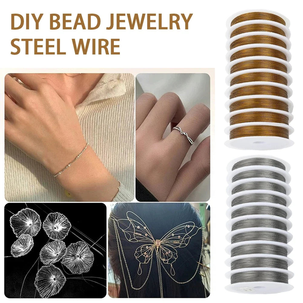 Stainless Steel Beading Wire 10-Roll Pack | Jewelry Making