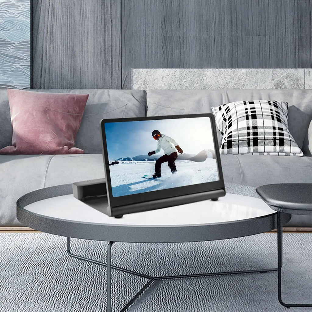 12" HD Phone Screen Amplifier – Foldable + Bluetooth Speakers
