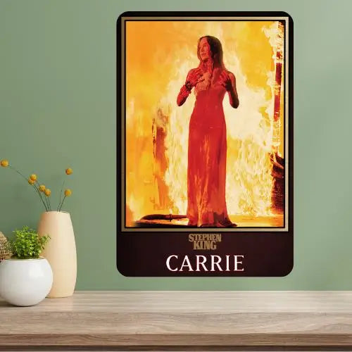 Carrie Classic Movie Metal Poster Sign | Retro Aluminum Wall Art