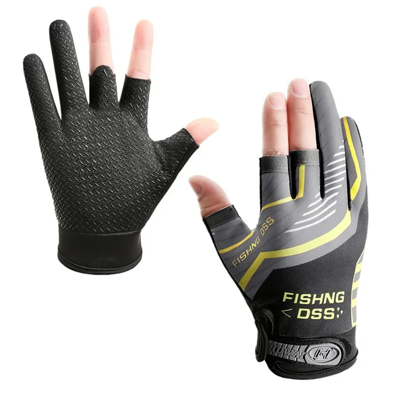 Men's Fishing & Cycling Gloves | Sun Protection, Anti-Slip Grip