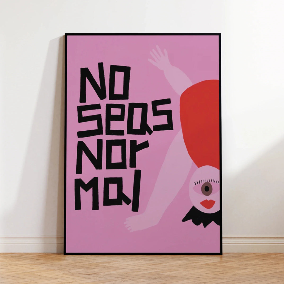 "No Seas Normal" Spanish Quote Canvas Wall Art Print