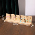 Wooden Earring Display Stand | Single, Double & Triple Row