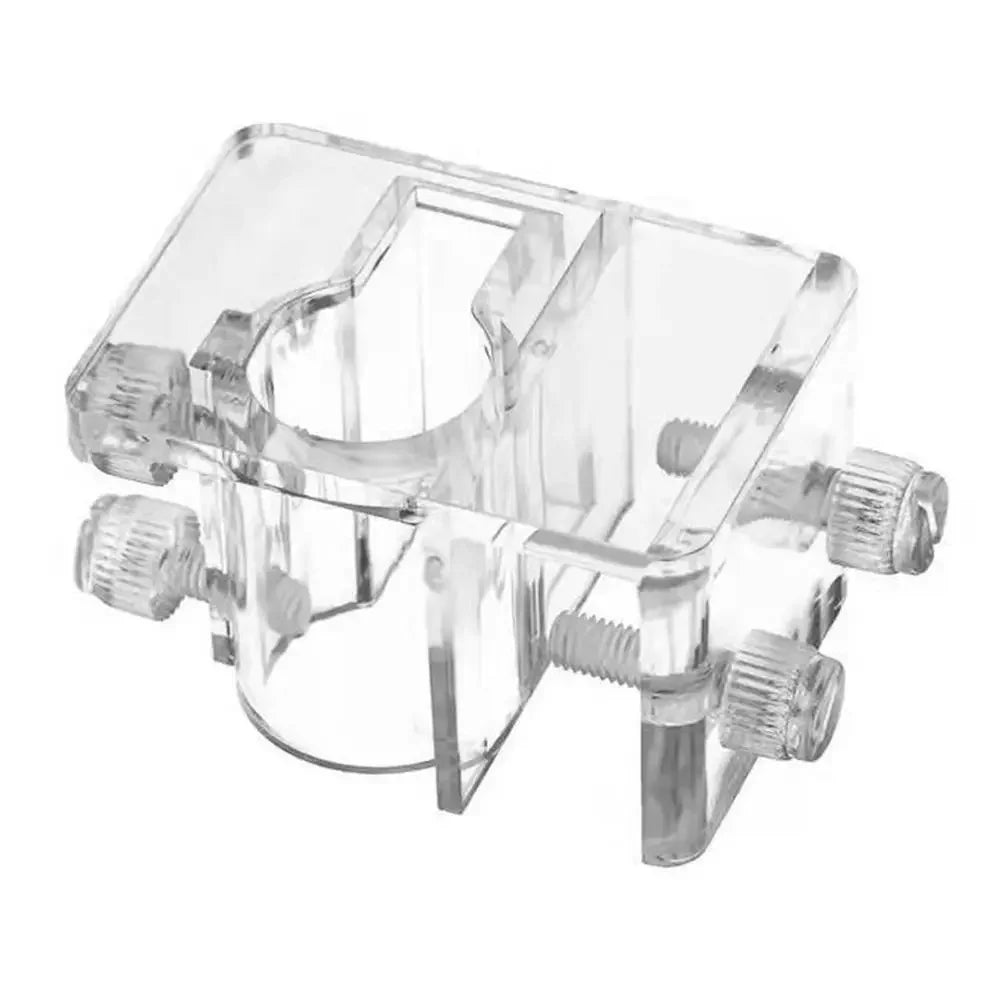 Acrylic Aquarium Pipe Holder Clip – Fits 20mm Hose & Tube