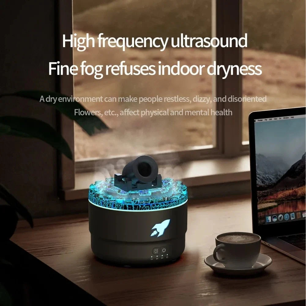 HOMEFISH Aromatherapy Diffuser & Humidifier | 7-Color Night Light