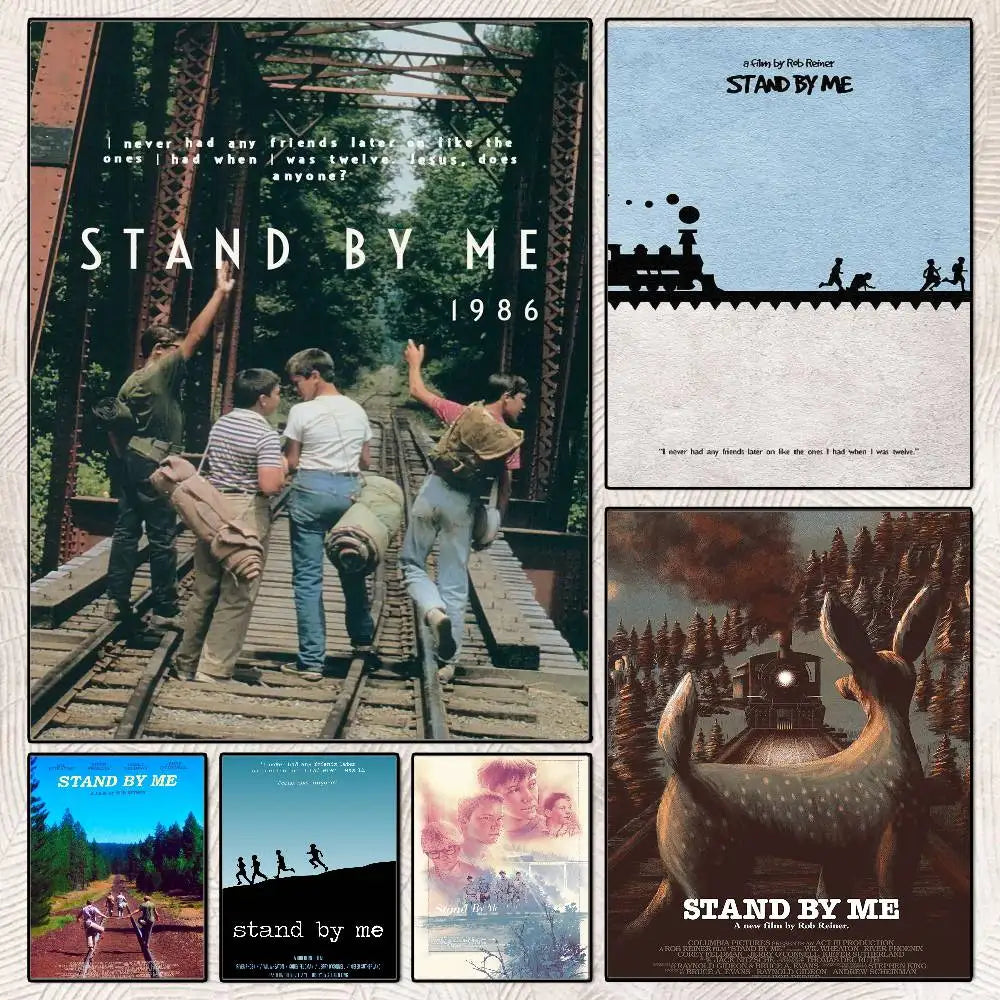Stand by Me Movie Poster – HD Self-Adhesive Waterproof Wall Art