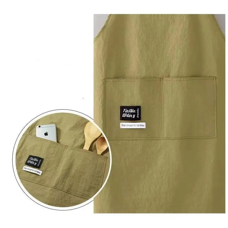 Breathable Waterproof Kitchen Apron – Anti-Fouling Work Apron