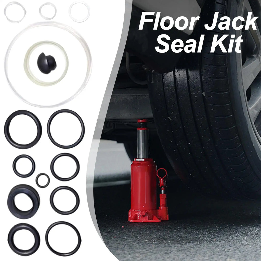 15-Pc 3-Ton Floor Jack Seal Kit | Hydraulic O-Ring Rebuild Set