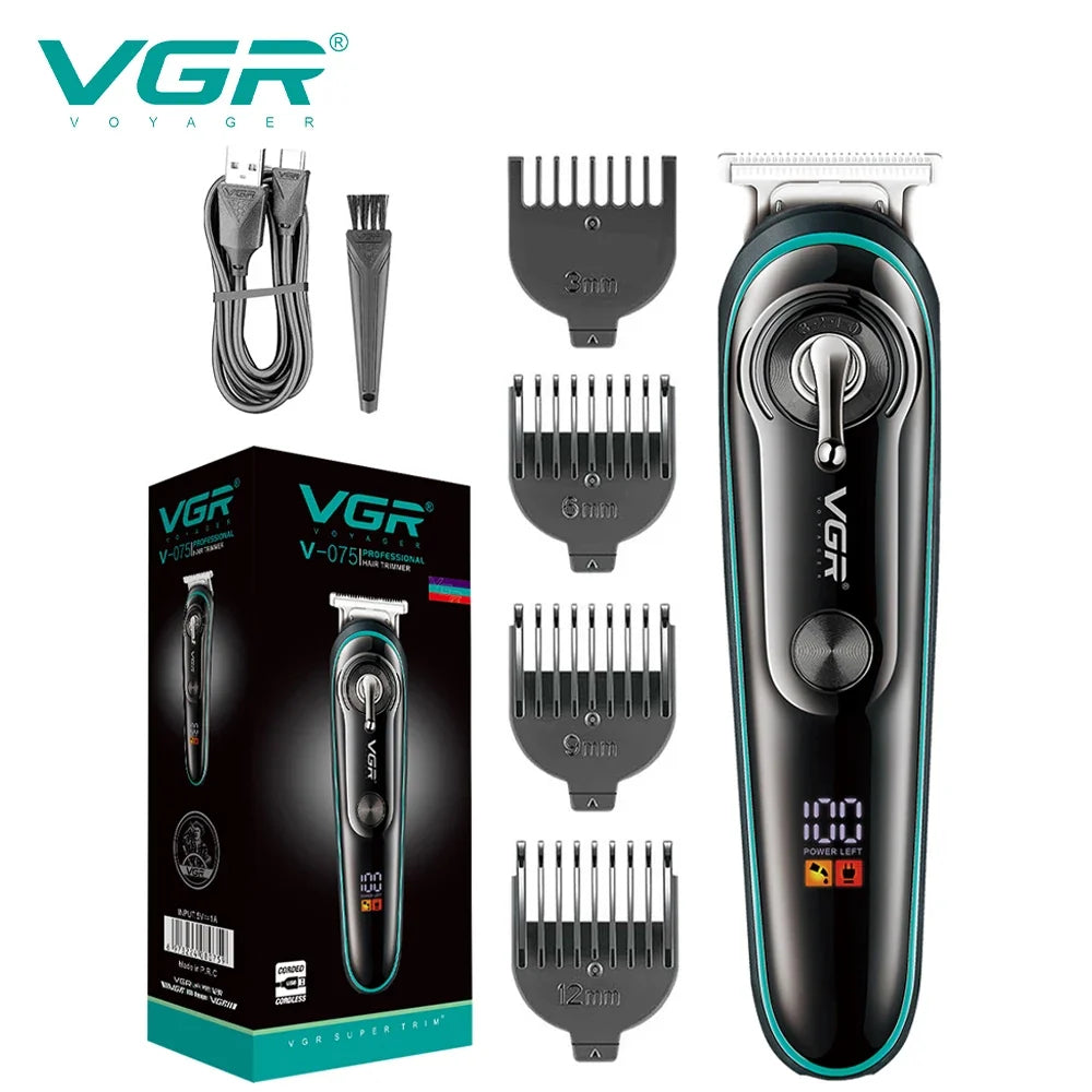 VGR V-075 Cordless Professional Hair Clipper & Trimmer for Men