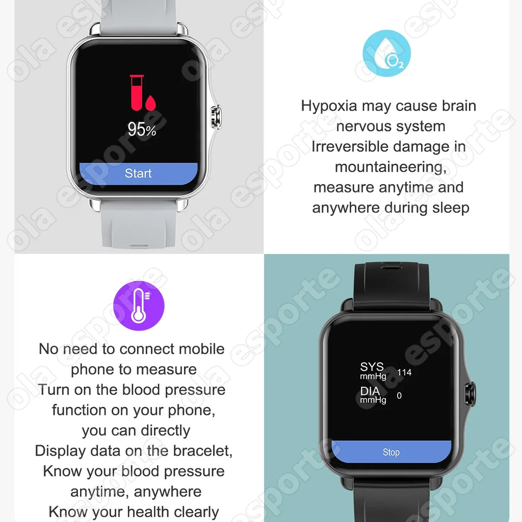 Multifunctional Smart Watch – Bluetooth, Fitness & Sleep Tracker