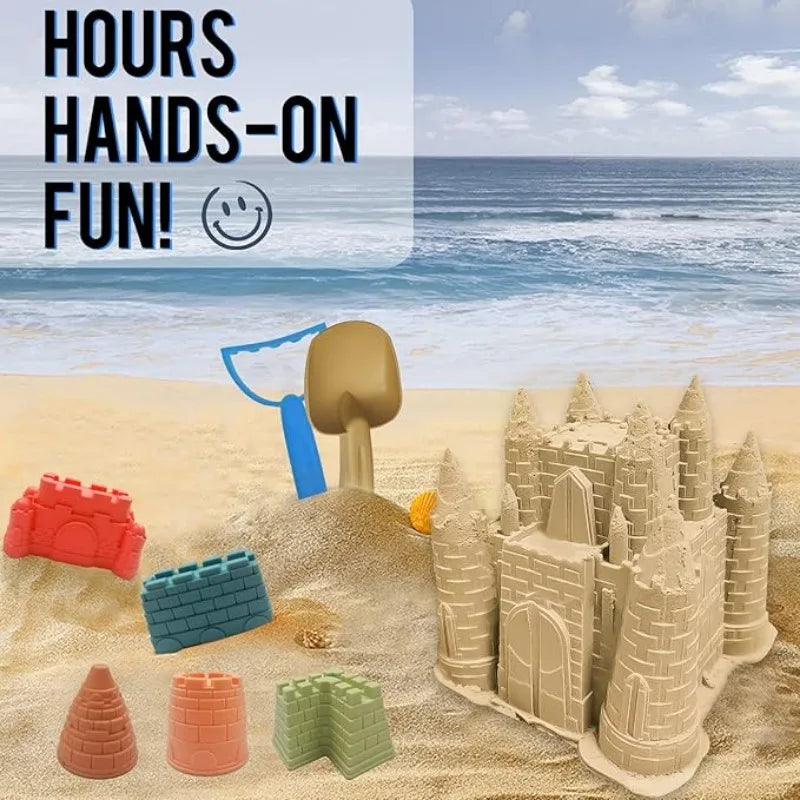 Kids Beach Sand Castle Toy Set – Outdoor Sand Play Tools