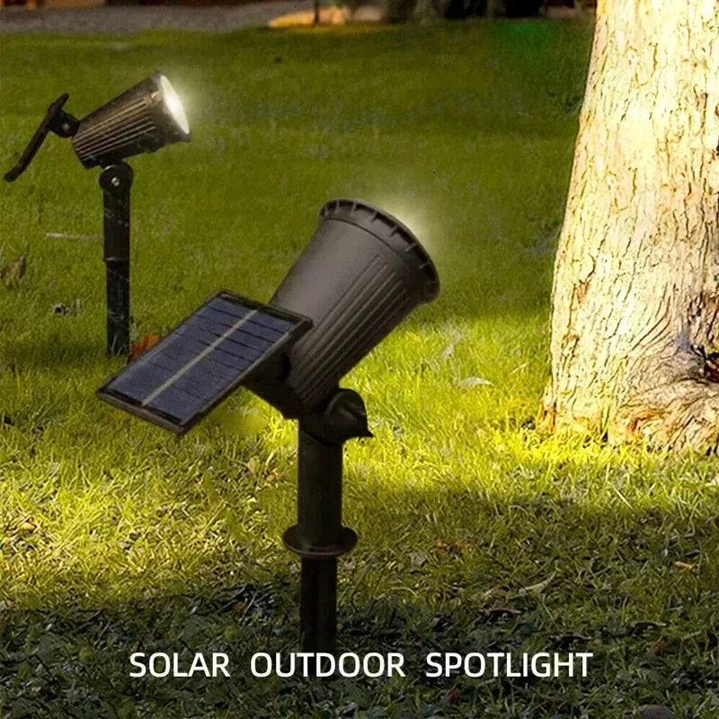 9 LED Solar Spotlight Outdoor IP65 Waterproof Garden Lawn Lamp