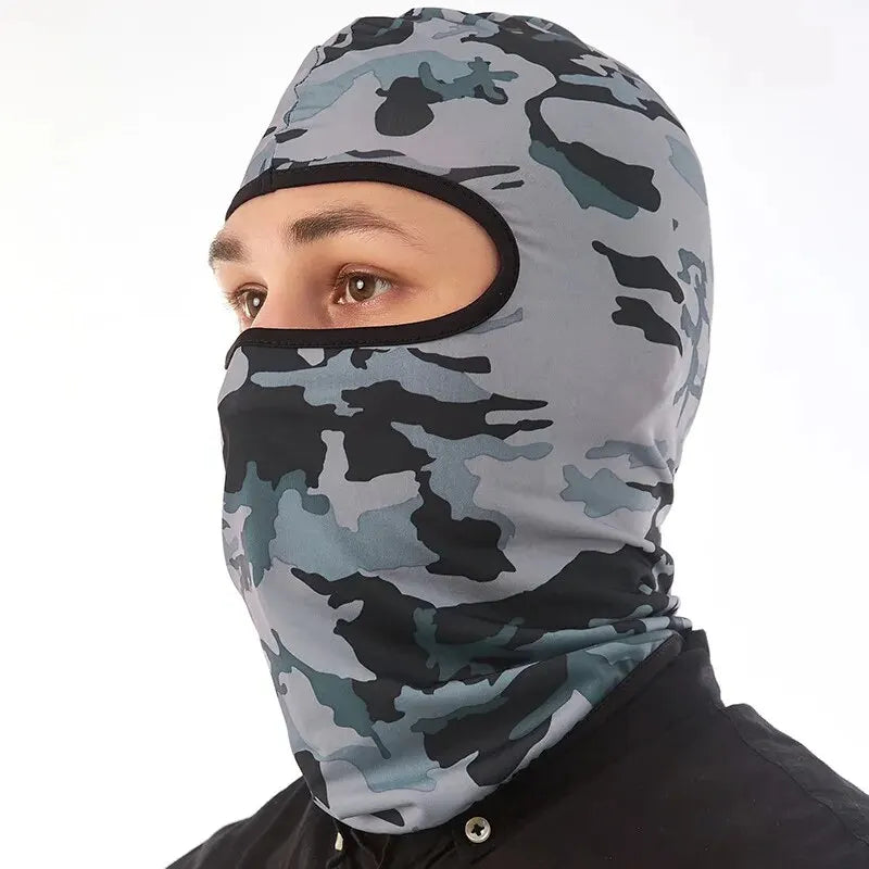 Ice Silk UV Face Mask – Windproof Scarf for Cycling & Outdoors