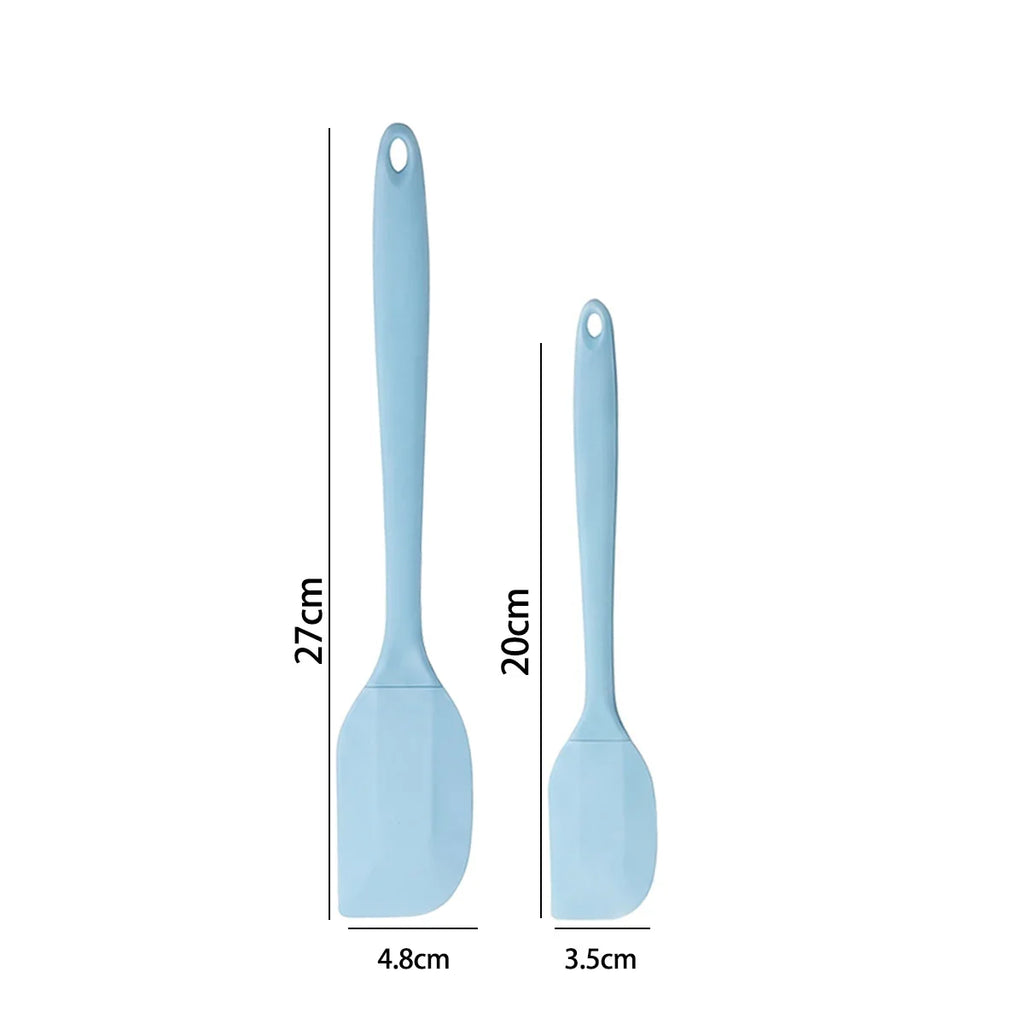 2-Piece Silicone Spatula Set – Heat-Resistant Baking & Pastry Tool