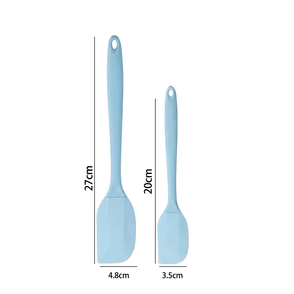 2-Piece Silicone Spatula Set – Heat-Resistant Baking & Pastry Tool