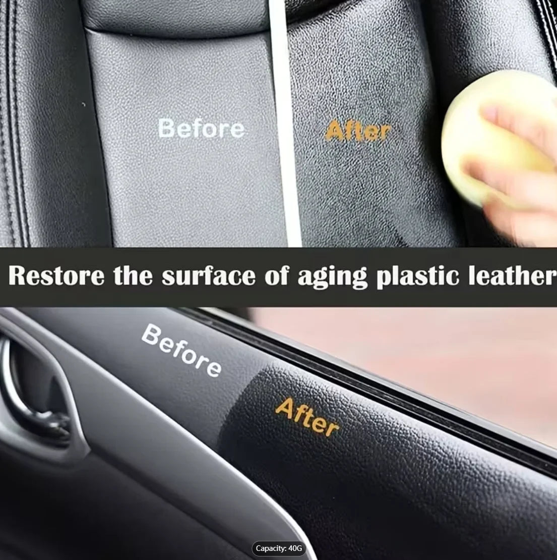 Car Plastic Restoration Wax – Nano Coating, Shine & Tire Care