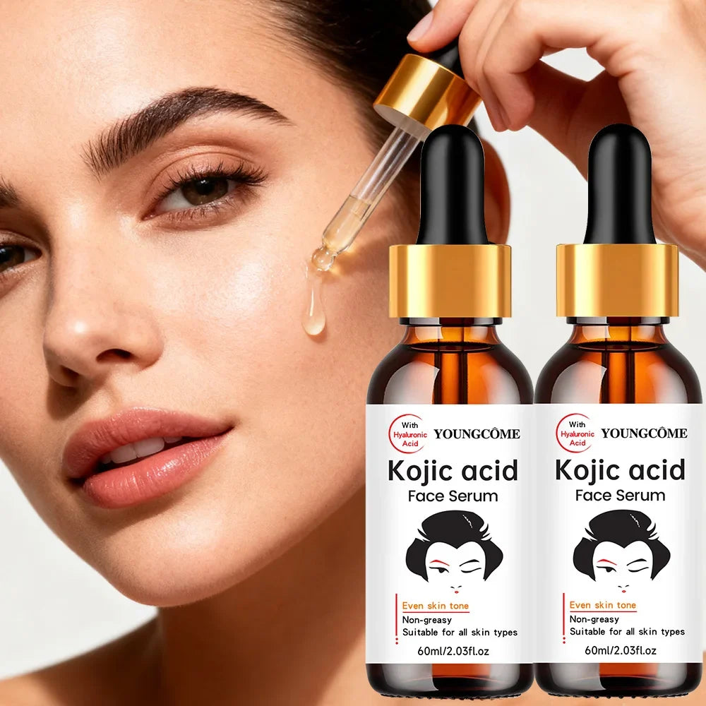 Kojic Acid Facial Serum Even Skin Tone Non-greasy Hydration