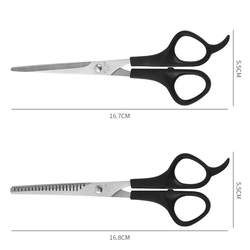 5-Piece Hairdressing Scissors Kit – 6" Cutting & Thinning Shears