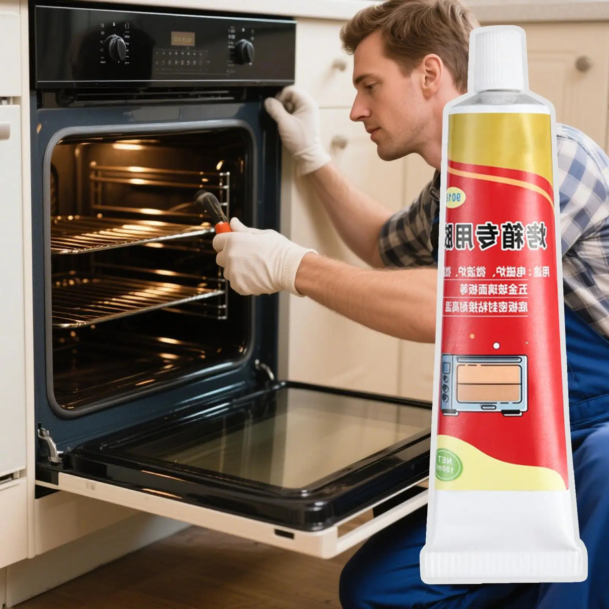 High-Temp Oven Panel Sealant 100ml – Leak-Proof Fast Drying