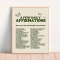 Self-Love Quotes Canvas Wall Art Print | Inspirational Decor