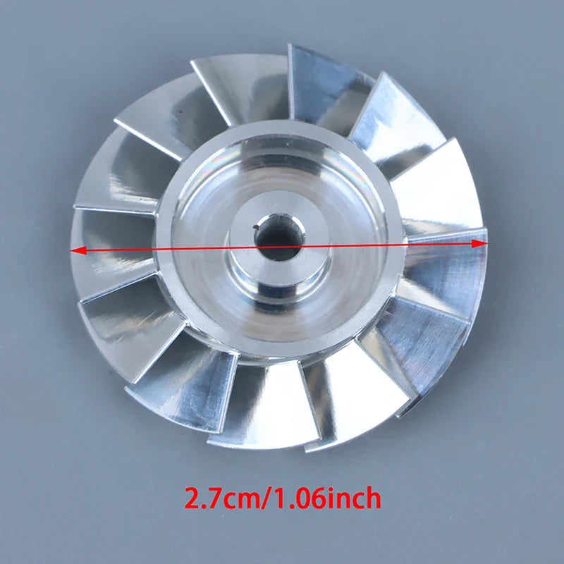 27mm Aluminium Hair Dryer Fan Blade Impeller – CNC Machined