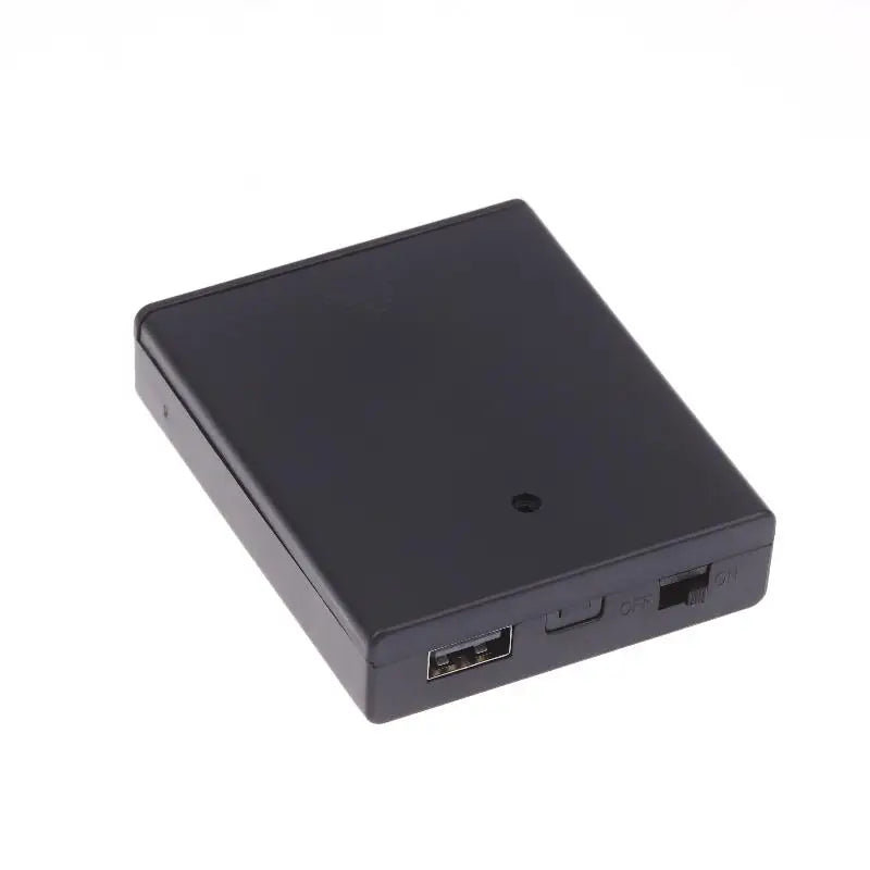 78 64 Portable USB Power Supply Battery Box Mini 4AA Holder Storage
