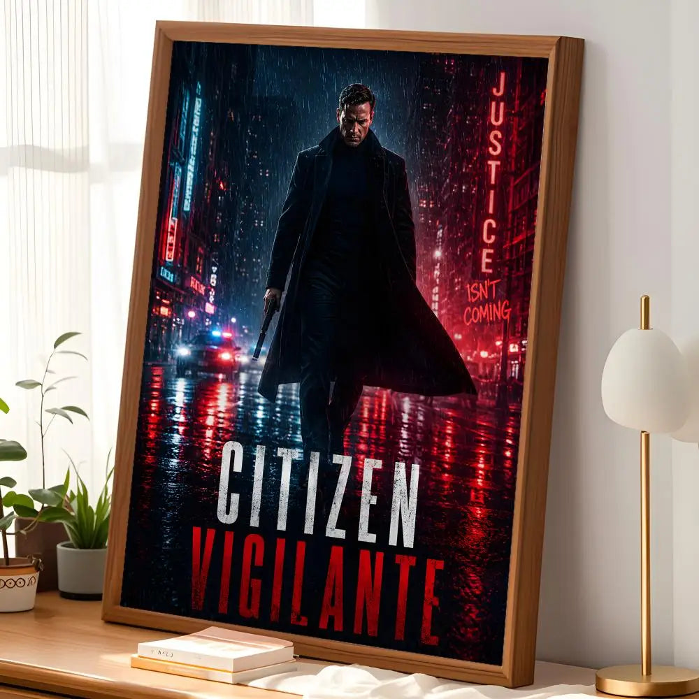 Citizen Vigilante Movie Poster – Self-Stick HD PVC Wall Art