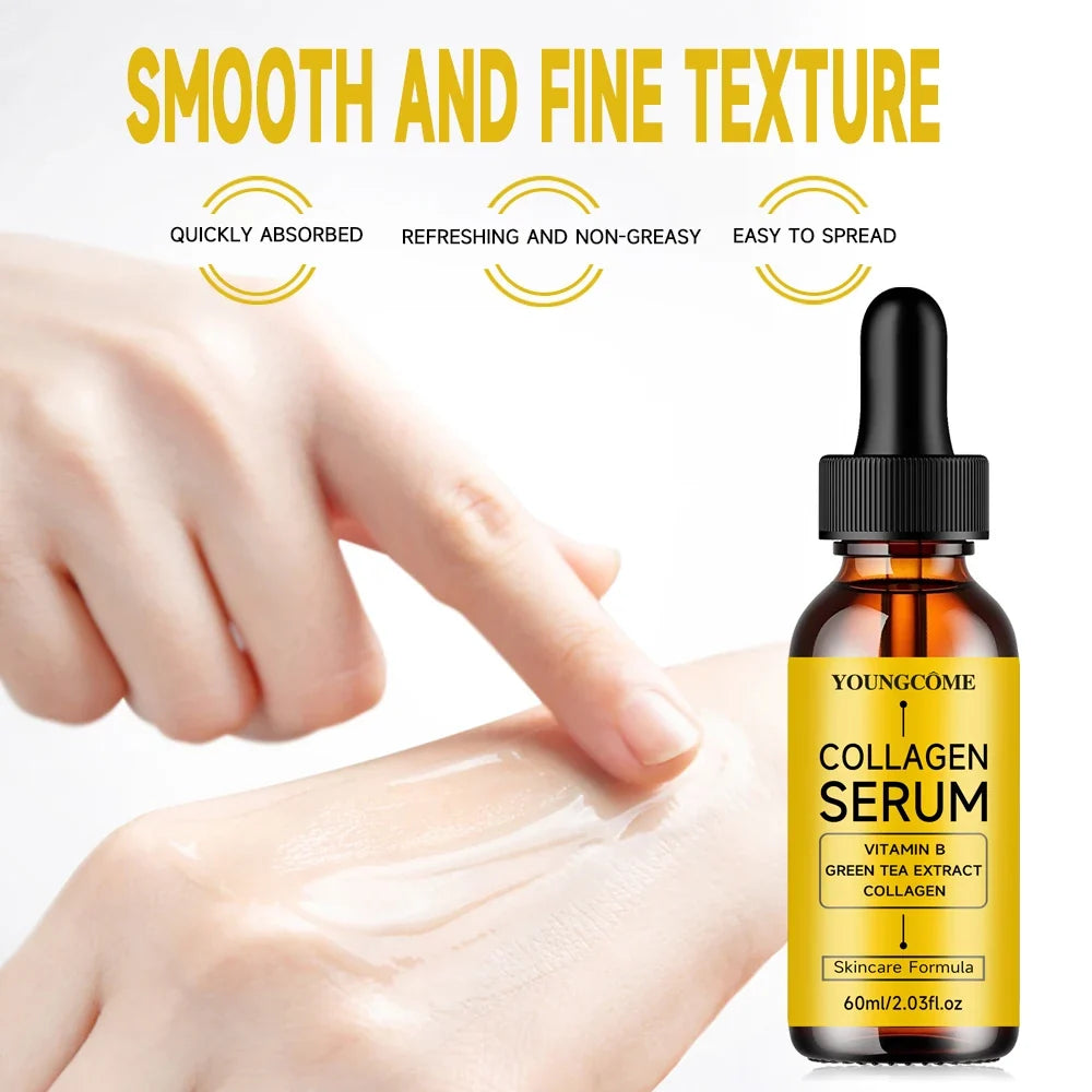 Collagen Face Serum Vitamin B Green Tea Extract Hydrating Facial Care
