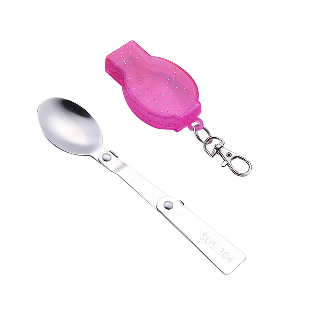 Folding Stainless Steel Spoon & Fork – Camping Utensil Set