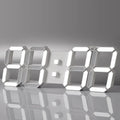 3D LED Digital Wall Clock – USB Alarm, Timer & Temp Display