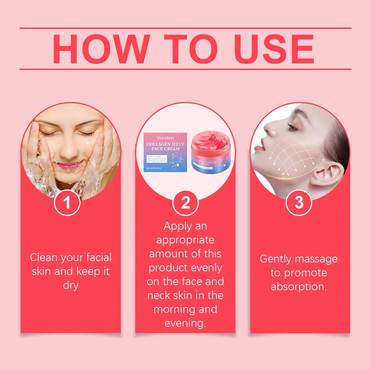 Viareline Collagen Face Cream | Firming Hydrating Anti-Aging